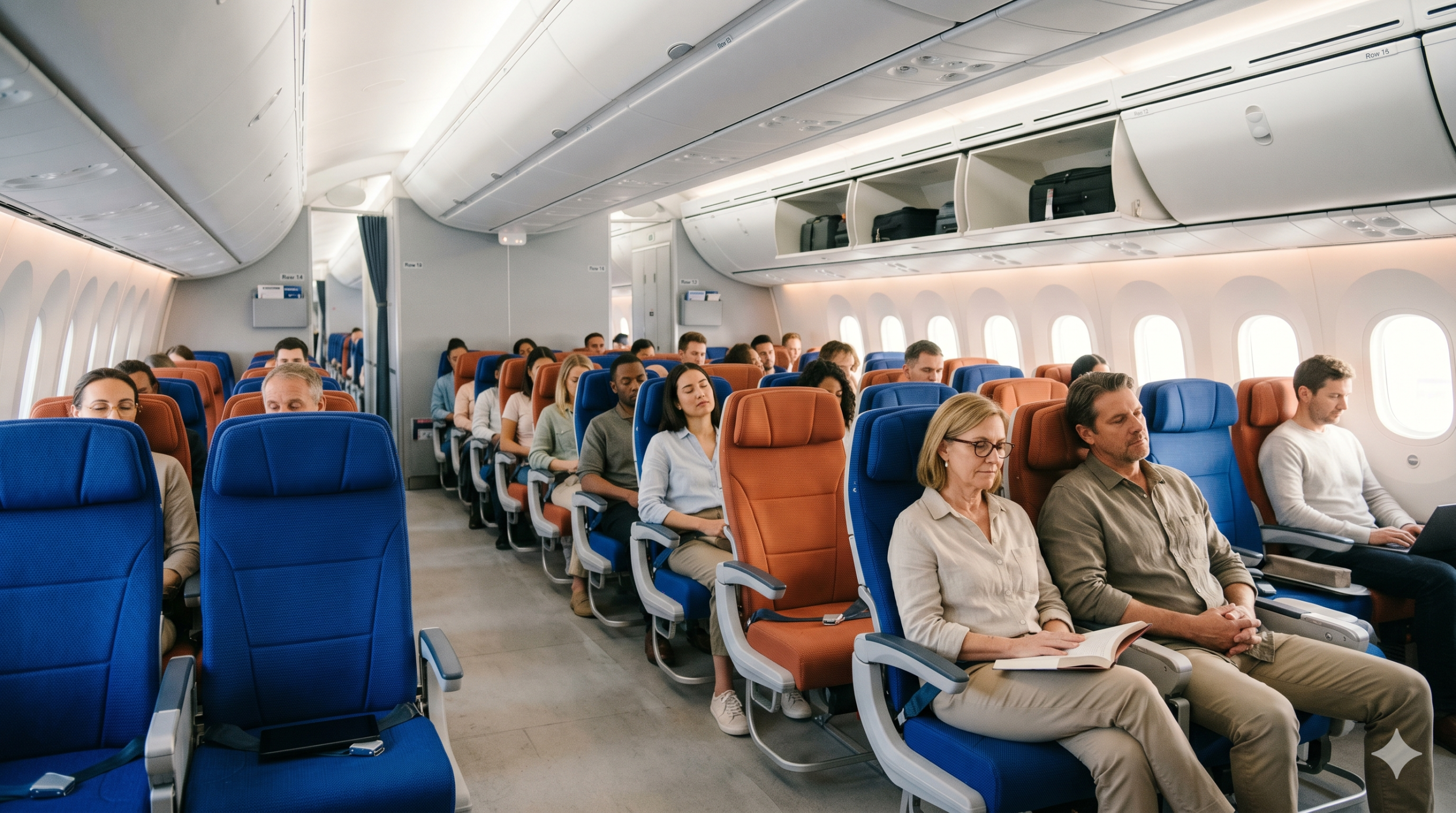 Passagers en classe économique dans un avion VietJet