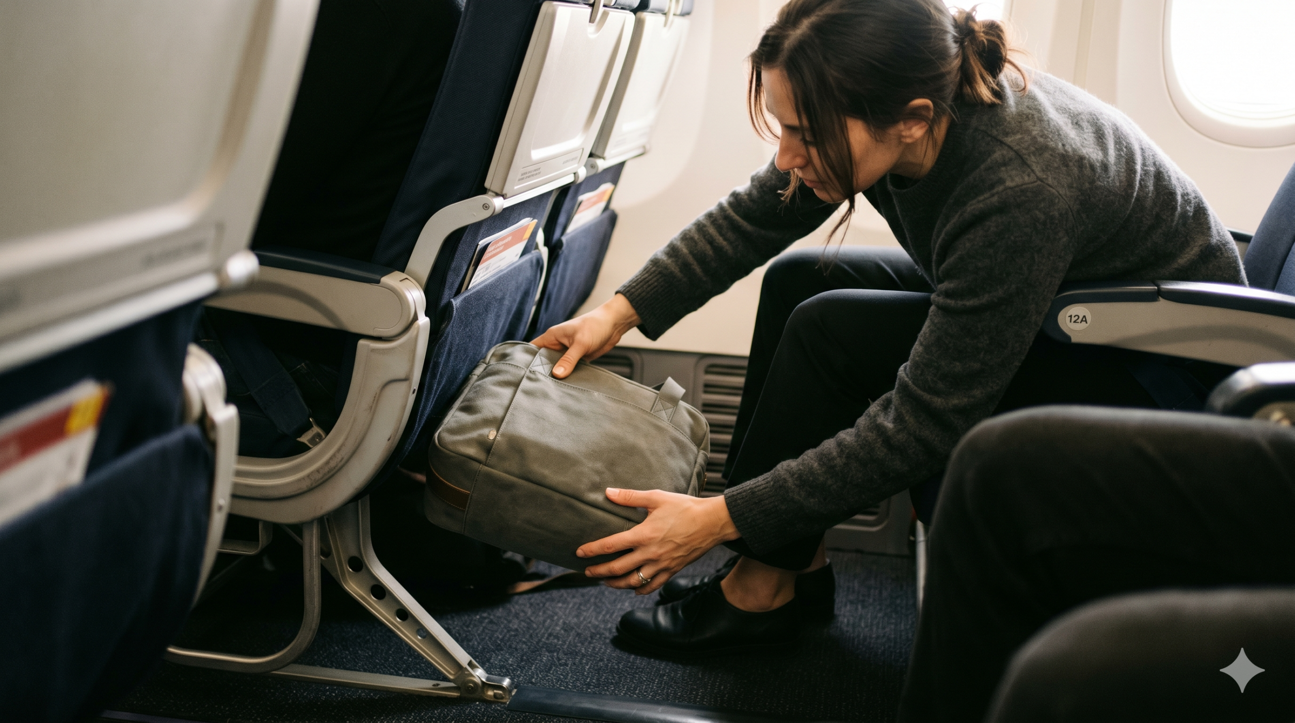 passager avec bagage cabine à l'aéroport devant un comptoir low cost