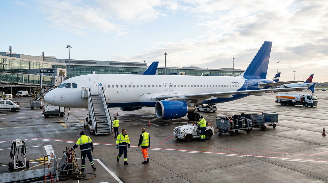 Avion Ryanair sur le tarmac de l'aéroport de Varsovie-Modlin