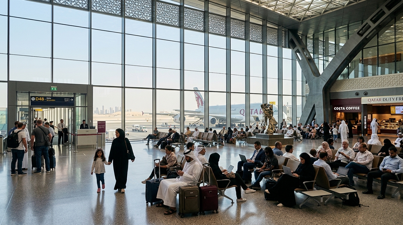 Salle d'embarquement moderne pour Airbus A380 à l'aéroport de Dubaï